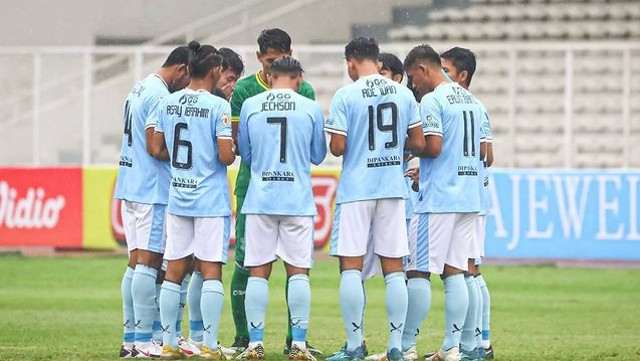 Perserang Serang saat tampil di Liga 2 2021. Foto: Instagram/@perserang.official