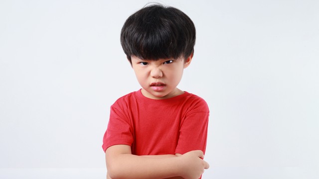 Ilustrasi anak marah. Foto: Shutter Stock