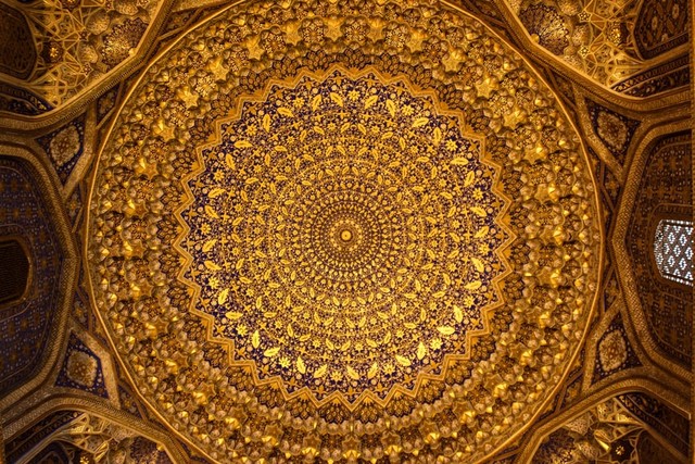 Ilustrasi ragam hias geometris. Sumber: Unsplash