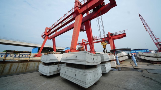 Lokasi proyek jalur kereta cepat Jakarta-Bandung. Foto: Dok. PT KCIC