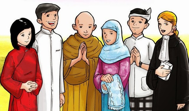 Ucapan Salam Berbagai Agama dan Suku di Indonesia, Foto: fai.um-surabaya.ac.id  
