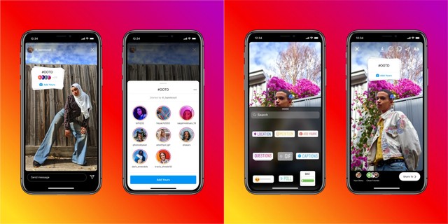 Fitur stiker Add Yours di Instagram. Foto: Instagram