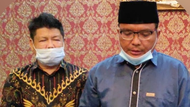 Advokat, Jurkani (kiri), dan Denny Indrayana. Foto: Dok. Istimewa