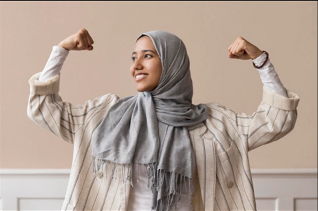 Ilusrasi wanita yang kuat. Sumber: www.freepik.com