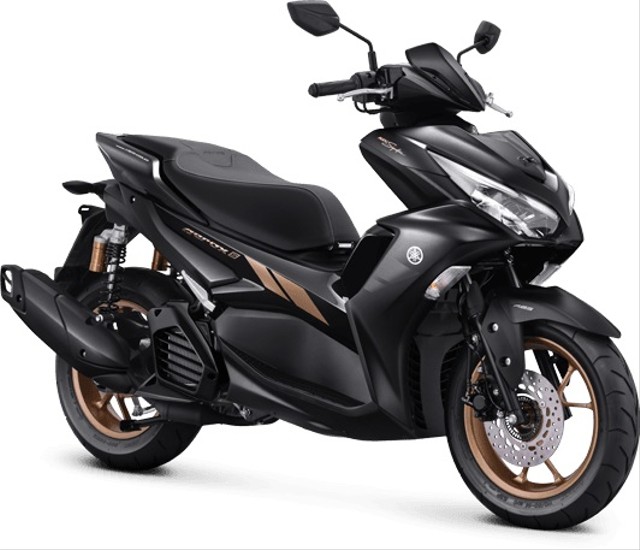 Yamaha New Aerox 155 Connected Black Foto: dok. Yamaha Motor Indonesia Manufacturing