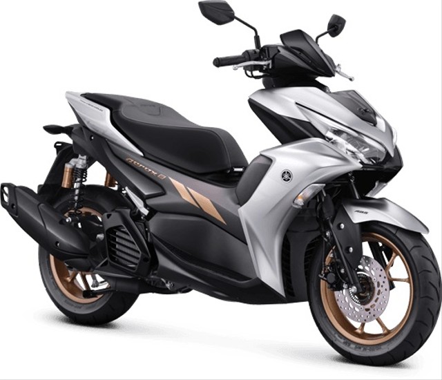 Yamaha New Aerox 155 Connected Silver Foto: dok. Yamaha Motor Indonesia Manufacturing