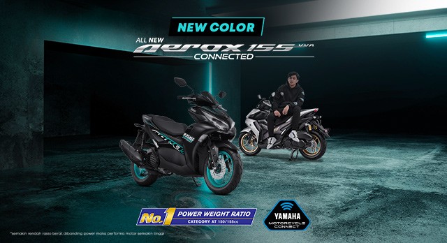 Yamaha New Aerox 155 Connected Foto: dok. Yamaha Motor Indonesia Manufacturing