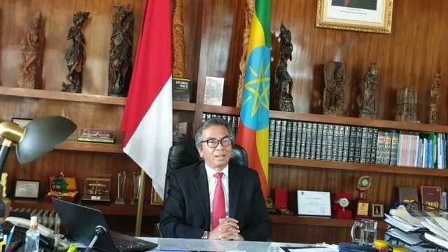 Dubes RI untuk Ethiopia, Al Busyra Basnur. Foto: KBRI Addis Ababa/HO ANTARA