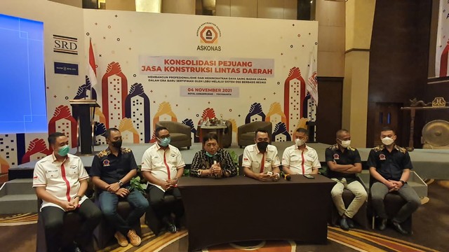 Konsolidasi Pejuang Jasa Konstruksi Lintas Daerah oleh Asosiasi Konstruksi Indonesia (ASKONAS) di Yogyakarta, Kamis (4/11/2021). Foto: Sandra/Tugu Jogja