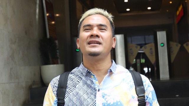 Penanyi dangdut Saipul Jamil di Polda Metro Jaya. Foto: Ronny
