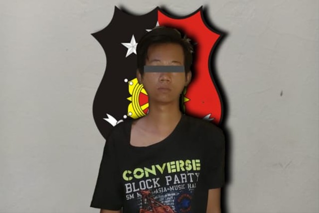 Pelaku aniaya dan pencabulan terhadap ibu kandung di Lampung. | Foto: Ist