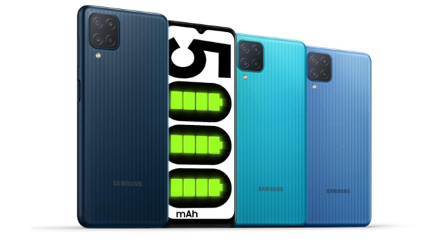 Ilustrasi smartphone Samsung Galaxy M12. Foto: Dok. Samsung