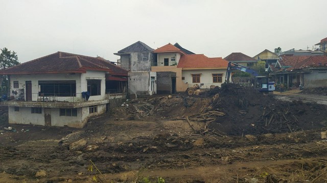Hunian warga terdampak banjir bandang di Kota Batu. Foto: Ulul Azmy