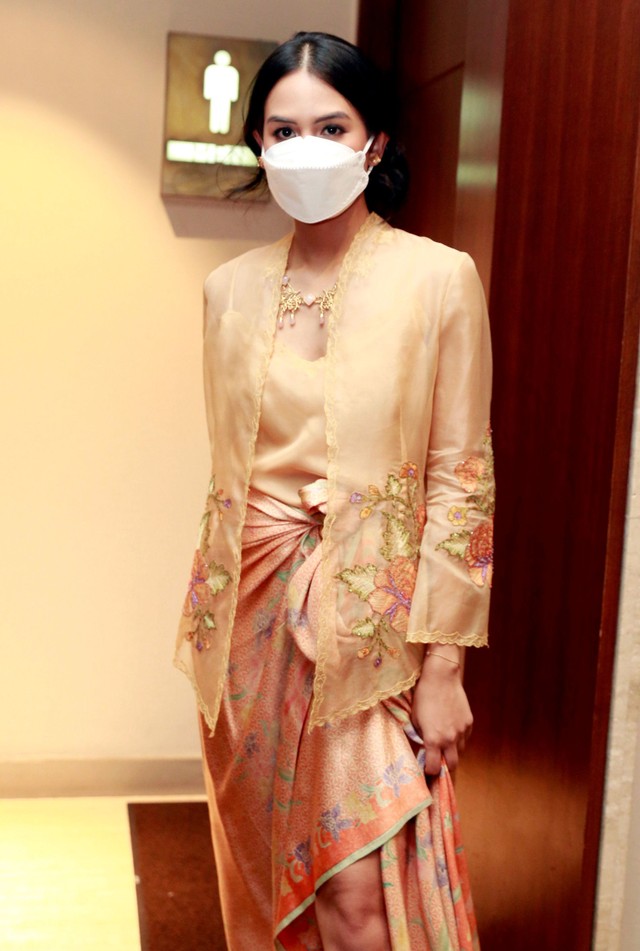 Maudy Ayunda saat menghadiri gala premiere sekaligus launching film Losmen Bu Broto di Epicentrum, Kuningan, Jakarta, Selasa, (9/11). Foto: Ronny