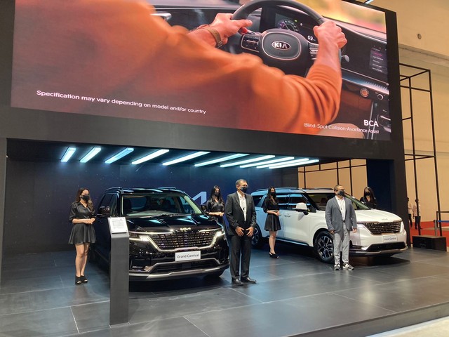 Kia Grand Carnival resmi meluncur di GIIAS 2021. Foto: dok. Muhammad Haldin Fadhila/kumparan
