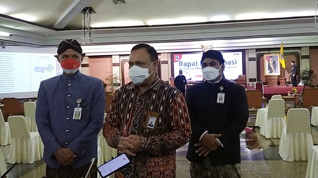 Ketua KPK Firli Bahuri di Gedung Gradhika Bakti Praja kompleks kantor Gubernur Jawa Tengah, Kamis (11/11). Foto: Intan Khansa/kumparan