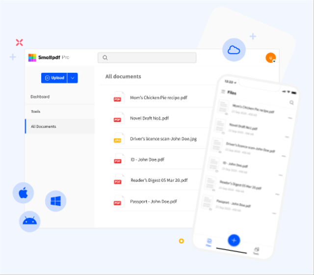 Cara Menggabungkan File Word Menjadi 1 PDF Online. Foto: Smallpdf