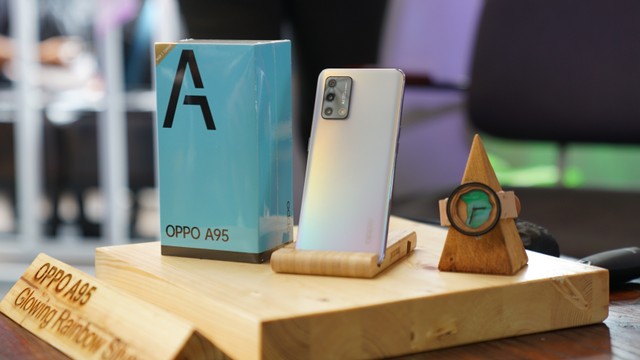 Smartphone Oppo A95. Foto: Dok. Oppo