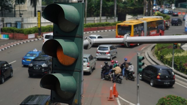 Lampu lalu lintas. Foto: Aditia Noviansyah/kumparan