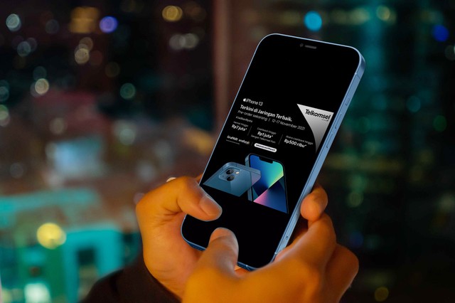 Telkomsel buka pre-order bundling iPhone 13 Series di Indonesia. Foto: Telkomsel