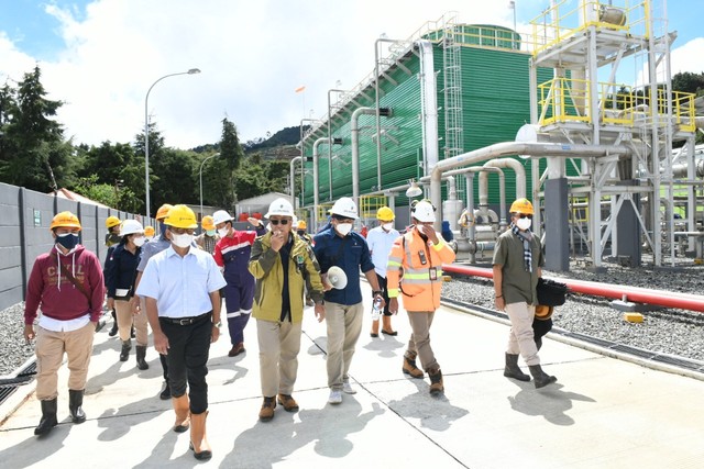 Wamenkeu Suahasil Nazara kunjungi PLTP Small Scale Dieng Foto: Dok. Kemenkeu
