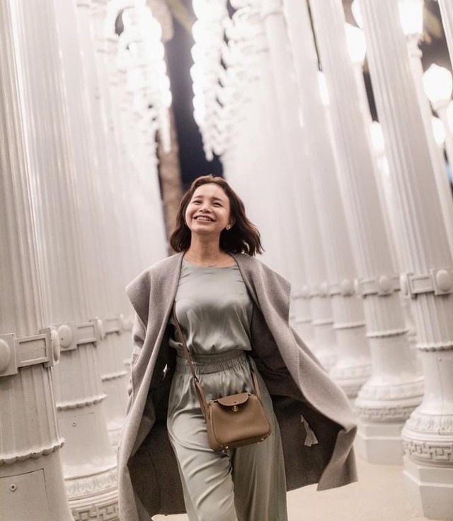 Rossa tampil modis liburan di AS (Foto: Instagram @itsrossa910)