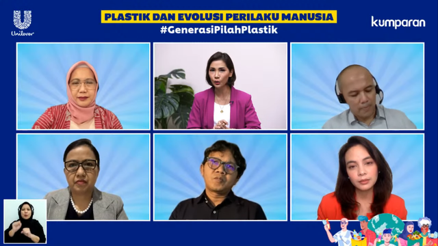 Tangkapan layar webinar Unilever IndonesiaXKumparan (sumber : dokumentasi pribadi)