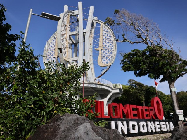Tugu Kilometer Nol Indonesia di Sabang, Aceh. Foto: Suparta/acehkini