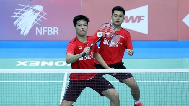 Pebulu Tangkis Indonesia Leo Rolly Carnando/Daniel Marthin. Foto: PBSI