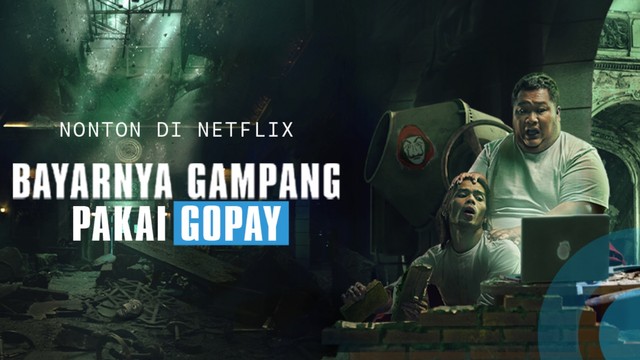 Ilustrasi cara pembayaran Netflix dengan Gopay. Foto: gopay