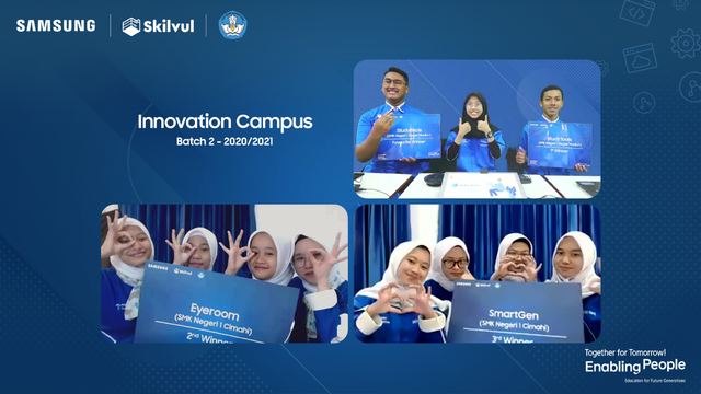 Samsung Innovation Campus 2021 mencetak lulusan SMK siap hadapi industri 4.0 di Indonesia. Foto: dok. Samsung