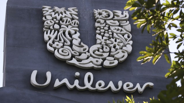 Logo Unilever. Foto: AP Photo/Tatan Syuflana