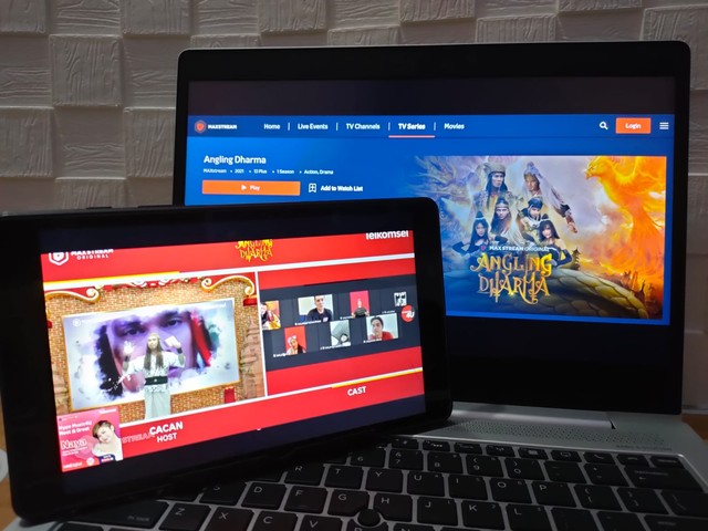 Angling Dharma hadir di MAXstream. Foto: Dok. Telkomsel