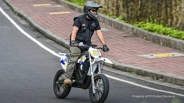 MotoEV, motor listrik trail buatan PT Pindad (Persero). Foto: Instagram/@pt_pindad