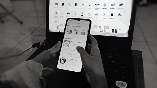 Ilustrasi Jual Beli Online, Photo by Humaira/Dokumentasi Pribadi