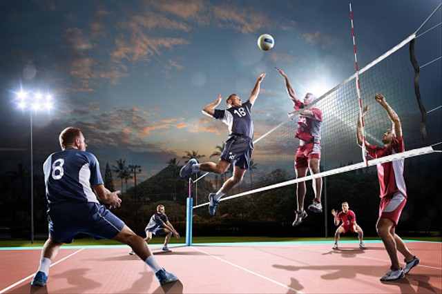 Ilustrasi bermain bola voli, Foto: Pixabay