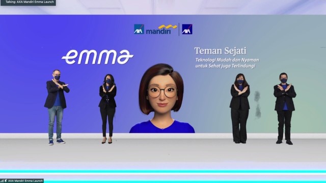 Tiga perusahaan AXA meluncurkan Emma, layanan digital asuransi kesehatan satu pintu. Foto: AXA