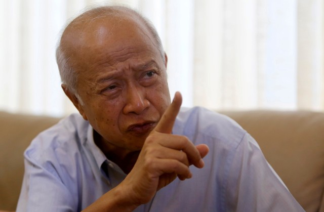 Pangeran Norodom Ranariddh. Foto: Samrang Pring/REUTERS