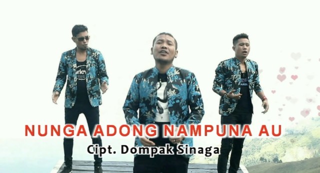 Potongan klip video lagu Nunga Adong Nampuna Au oleh Nabasa Trio. Foto: YouTube/Rosari Record.