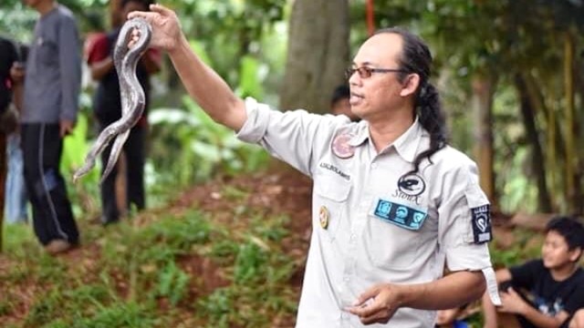 Ketua Yayasan Sioux Ular Indonesia, Aji Rachmat. Foto: Dok. Pribadi