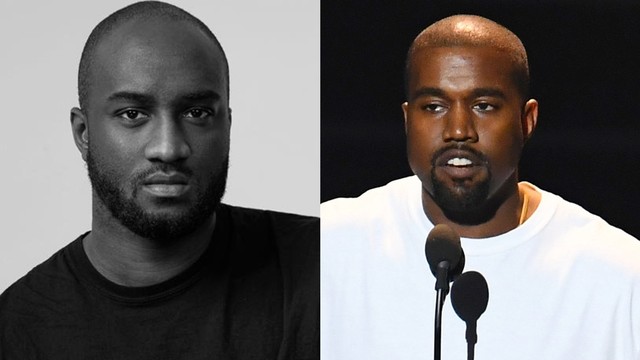 Virgil Abloh dan Kanye West dok AFP/Jewel SAMAD dan Louis Vuitton