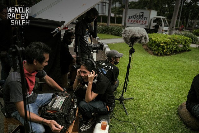 Proses syuting film Mencuri Raden Saleh. Foto: Jozz Felix & Yusuf Yudo