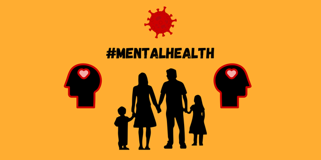 Gambar di atas merupakan ilustrasi kesehatan mental yang dibuat oleh saya sendiri.