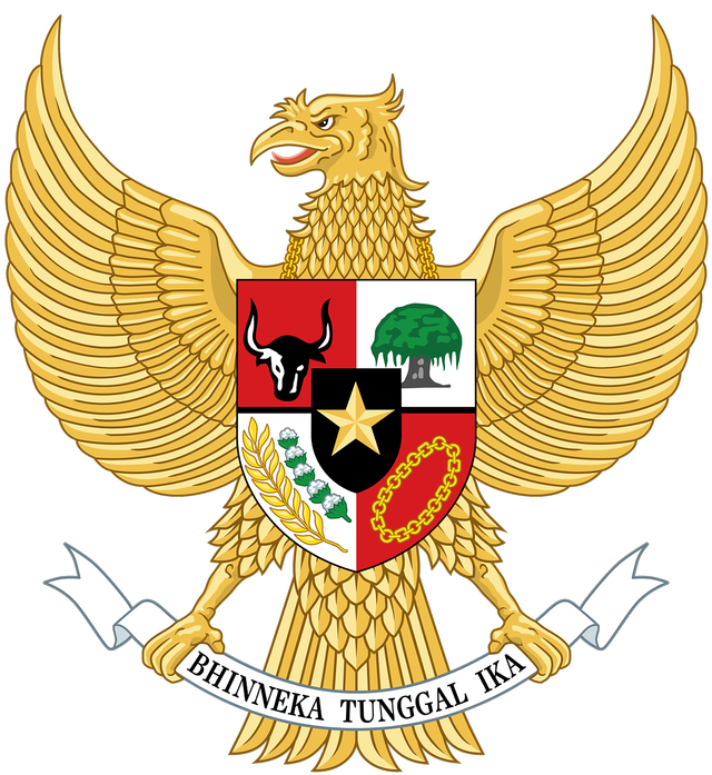 Burung garuda Pancasila sebagai simbol negara Indonesia. Foto: museumnasional.or.id