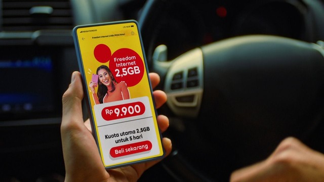 Indosat Ooredoo rilis paket internet 2,5 GB seharga Rp 9.900 untuk pelanggan prabayar IM3. Foto: Indosat Ooredoo
