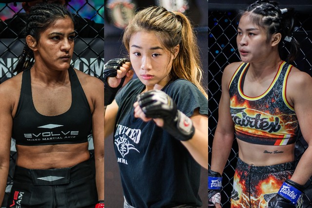 Pemenang laga antara Ritu Phogat dan Stamp Fairtex akan menghadapi Angela Lee. Foto: ONE Championship