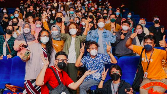 Keseruan JAFF hari kedua 16th Jogja-NETPAC Asian Film Festival. Foto: Dok. Instagram JAFF