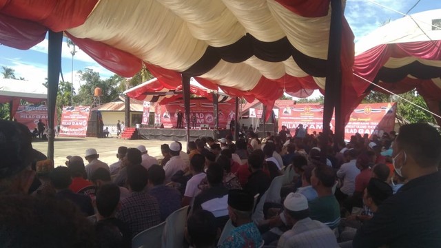 Suasana peringatan milad ke-45 GAM di Mureu, Aceh Besar. Dok. KPA