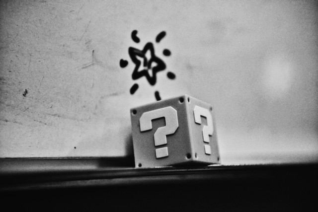 Question Mark Block dari seri game Super Mario Bros (Instagram.com/nik_snap62)