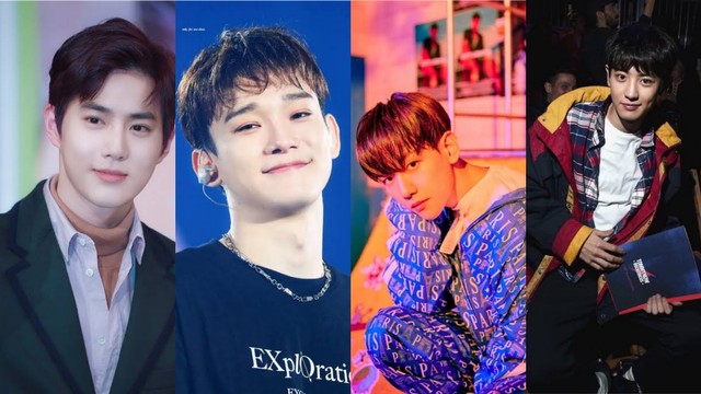 Kolase Member EXO yang Wamil Foto: Koreaboo